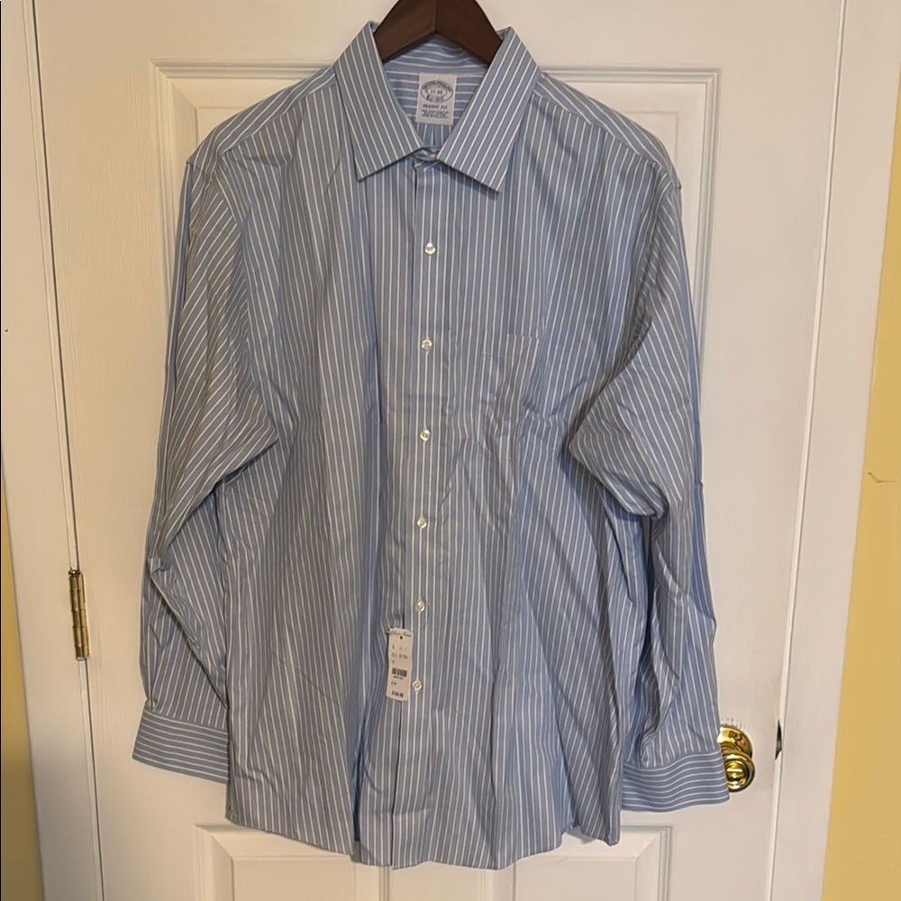 Men's Blue Striped Shirt